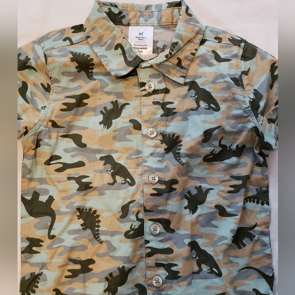 Boy's Dinosaur Shirt 2 Pack Playwear Set - Picture 3 of 9